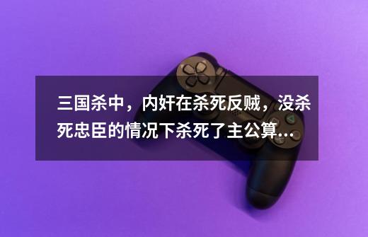 三国杀中，内奸在杀死反贼，没杀死忠臣的情况下杀死了主公算谁赢？_三国志战略版反贼-第1张-游戏信息-智辉信息