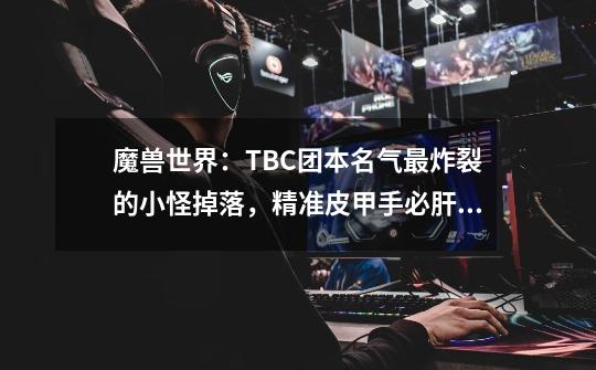 魔兽世界：TBC团本名气最炸裂的小怪掉落，精准皮甲手必肝神器！-第1张-游戏信息-智辉信息