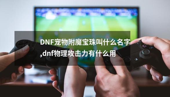 DNF宠物附魔宝珠叫什么名字,dnf物理攻击力有什么用-第1张-游戏信息-智辉信息