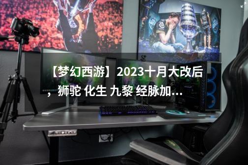 【梦幻西游】2023十月大改后，狮驼 化生 九黎 经脉加点-第1张-游戏信息-智辉信息