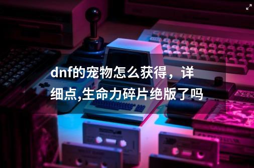 dnf的宠物怎么获得，详细点,生命力碎片绝版了吗-第1张-游戏信息-智辉信息