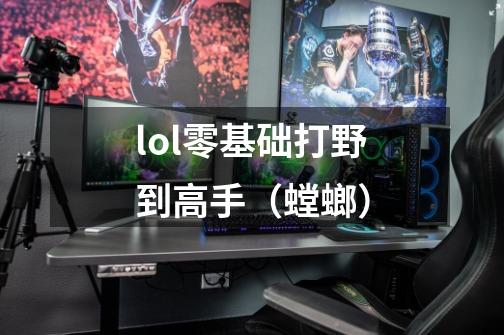 lol零基础打野到高手（螳螂）-第1张-游戏信息-智辉信息