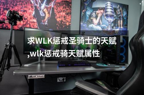 求WLK惩戒圣骑士的天赋,wlk惩戒骑天赋属性-第1张-游戏信息-智辉信息