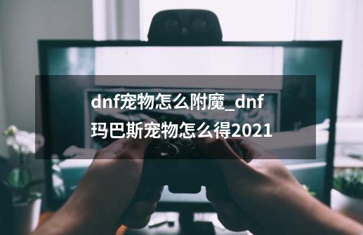 dnf宠物怎么附魔_dnf玛巴斯宠物怎么得2021-第1张-游戏信息-智辉信息