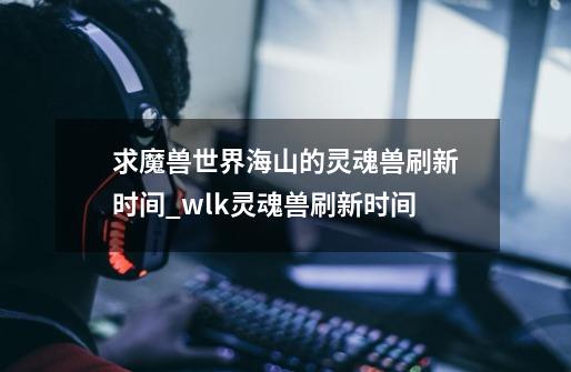 求魔兽世界海山的灵魂兽刷新时间_wlk灵魂兽刷新时间-第1张-游戏信息-智辉信息