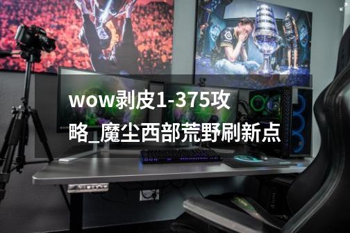 wow剥皮1-375攻略_魔尘西部荒野刷新点-第1张-游戏信息-智辉信息