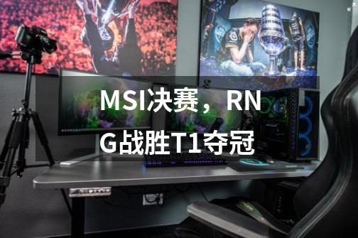 MSI决赛，RNG战胜T1夺冠-第1张-游戏信息-智辉信息