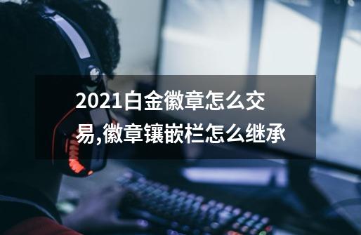 2021白金徽章怎么交易,徽章镶嵌栏怎么继承-第1张-游戏信息-智辉信息