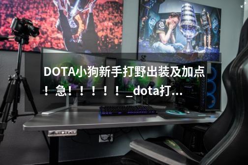 DOTA小狗新手打野出装及加点！急！！！！！_dota打野小狗出装-第1张-游戏信息-智辉信息