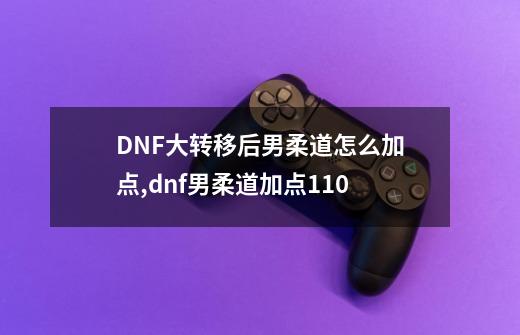 DNF大转移后男柔道怎么加点,dnf男柔道加点110-第1张-游戏信息-智辉信息