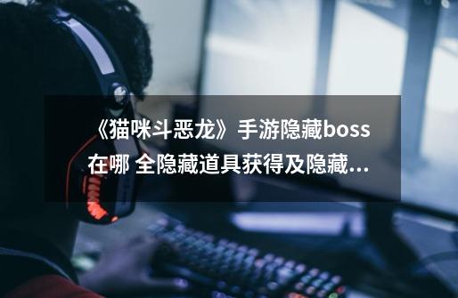 《猫咪斗恶龙》手游隐藏boss在哪 全隐藏道具获得及隐藏boss打法-第1张-游戏信息-智辉信息