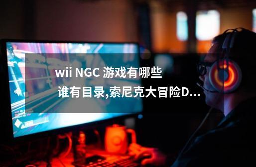 wii NGC 游戏有哪些   谁有目录,索尼克大冒险DXNGC下把-第1张-游戏信息-智辉信息